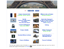Tablet Screenshot of francetravellight.com